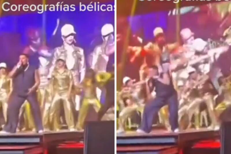 Grupo Firme hace coreografía y se vuelve viral.