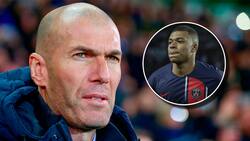 Zinedine Zidane pone todas sus fichas en Kylian Mbappé: “Espero que algún día gane el Balón de Oro”