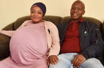 Mujer rompe récord Guinness al dar a luz a diez bebés en Sudáfrica