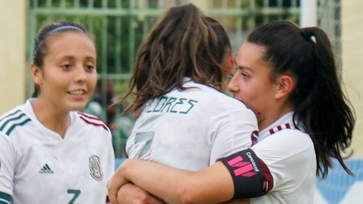 La Selección Mexicana Sub-17 Femenil goleó 15-0 a Guyana