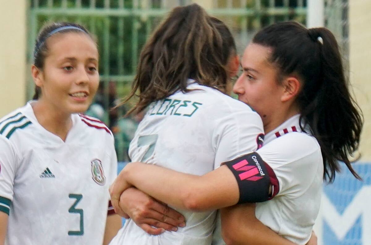 La Selección Mexicana Sub-17 Femenil goleó 15-0 a Guyana
