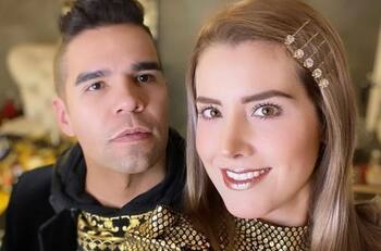 Emir Pabón y Stefanía de Aranda sobreviven al accidente y comparten el ultrasonido de su bebé