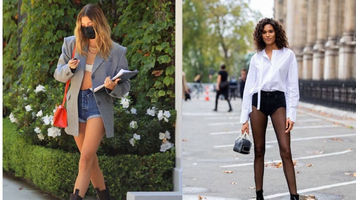 ¡Nueva tendencia de moda! Los microshorts vuelven y así los puedes usar