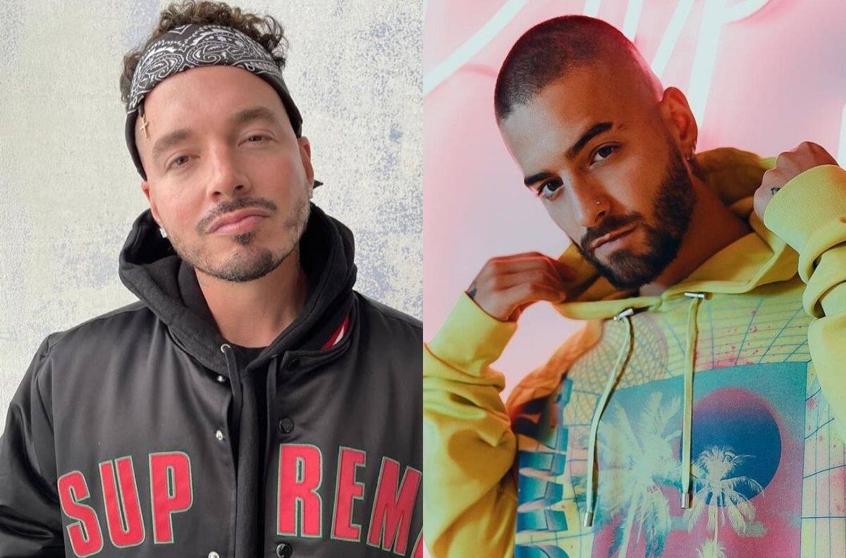 J Balvin y Maluma debaten sobre quién es el más "bonito" de los dos