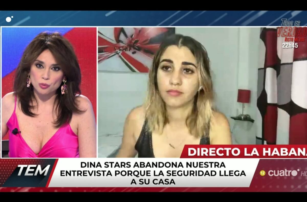 Detienen a youtuber cubana Dina Stars durante entrevista en vivo