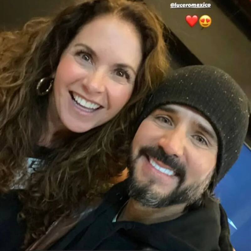 La pareja hizo buena química dentro y fuera del set