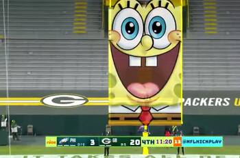 VIDEO: Bob Esponja es protagonista en 49ers vs Cowboys