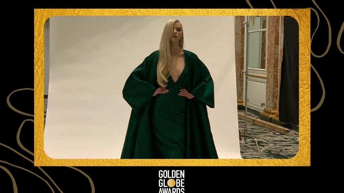 Anya Taylor-Joy, la favorita de la noche de los premios "Globo de Oro", en Dior Haute Couture
