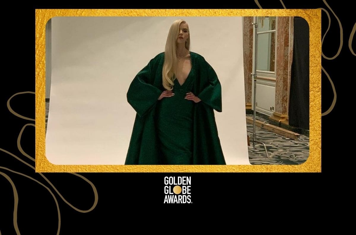 Anya Taylor-Joy, la favorita de la noche de los premios "Globo de Oro", en Dior Haute Couture