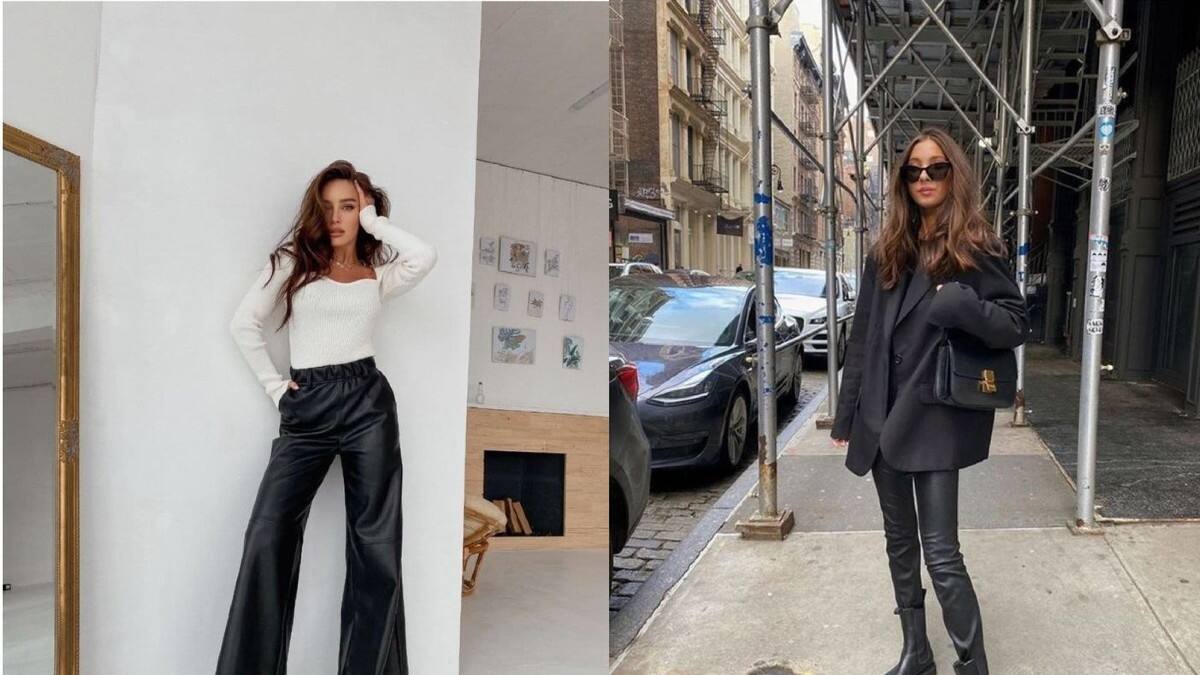 Moda: ¿Cómo añadir pantalones de cuero a tus outfits?