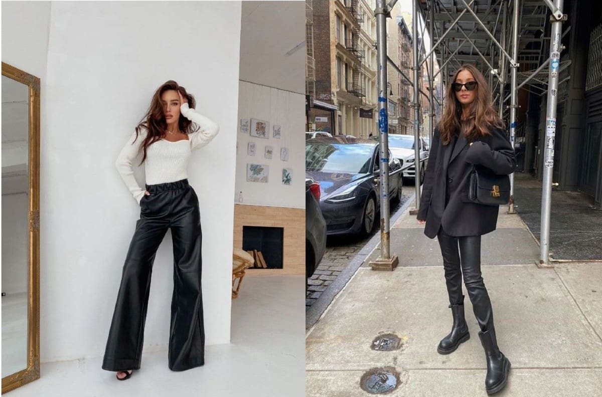Moda: ¿Cómo añadir pantalones de cuero a tus outfits?