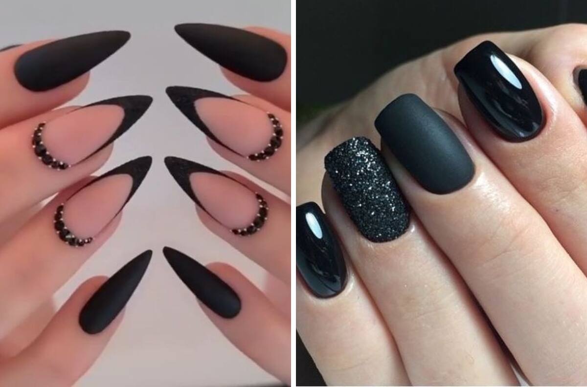 Belleza: Estos son 5 diseños para uñas en color negro ¡Son muy elegantes!