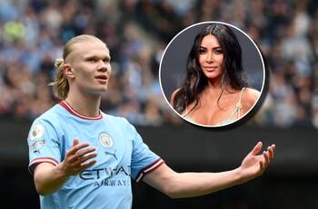 La “maldición” de Kim Kardashian que amenaza a Erling Haaland y Manchester City esta temporada