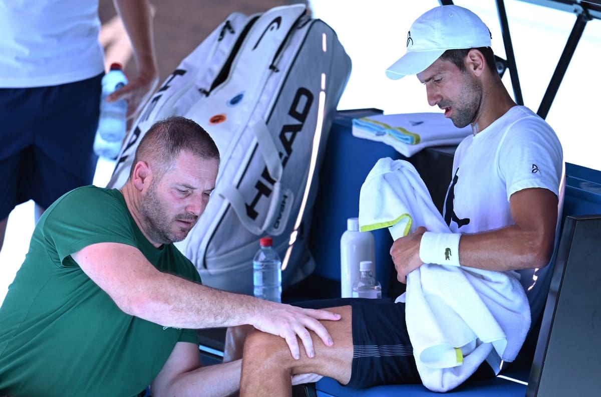 Novak Djokovic encendió las alarmas previo al Australian Open