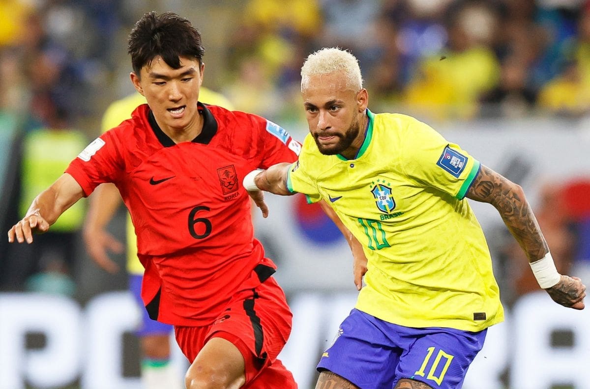 Brasil golea a Corea del Sur y entra caminando a cuartos de final de la Copa del Mundo