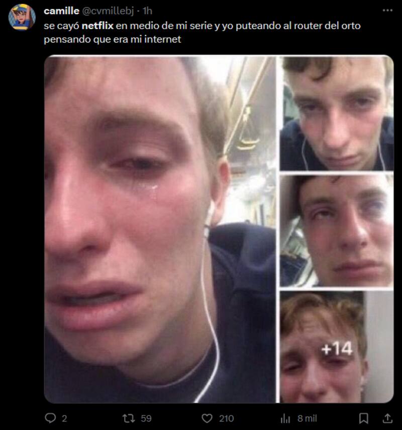 ¿Se te cayó a ti también Netflix?