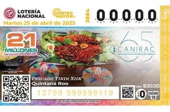 Sorteo Mayor No. 3884: Conoce los resultados del martes 25 de abril