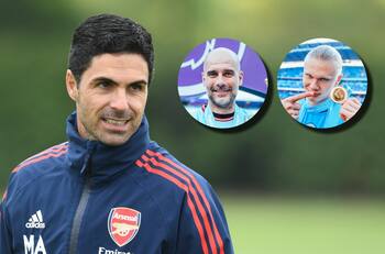 Mikel Arteta eleva a Pep Guardiola como su ídolo y aplaude de pie a Erling Haaland: “Hace lo más difícil”