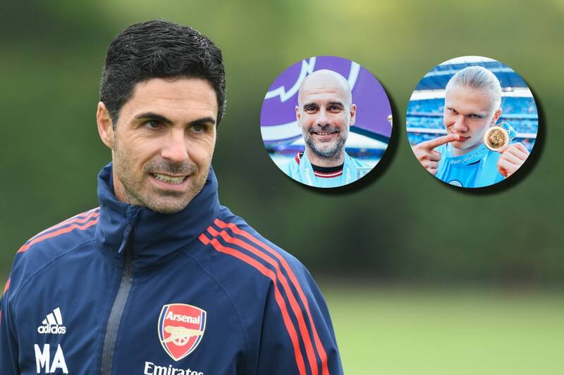Arteta destacó la importancia de Guardiola y Haaland en el City