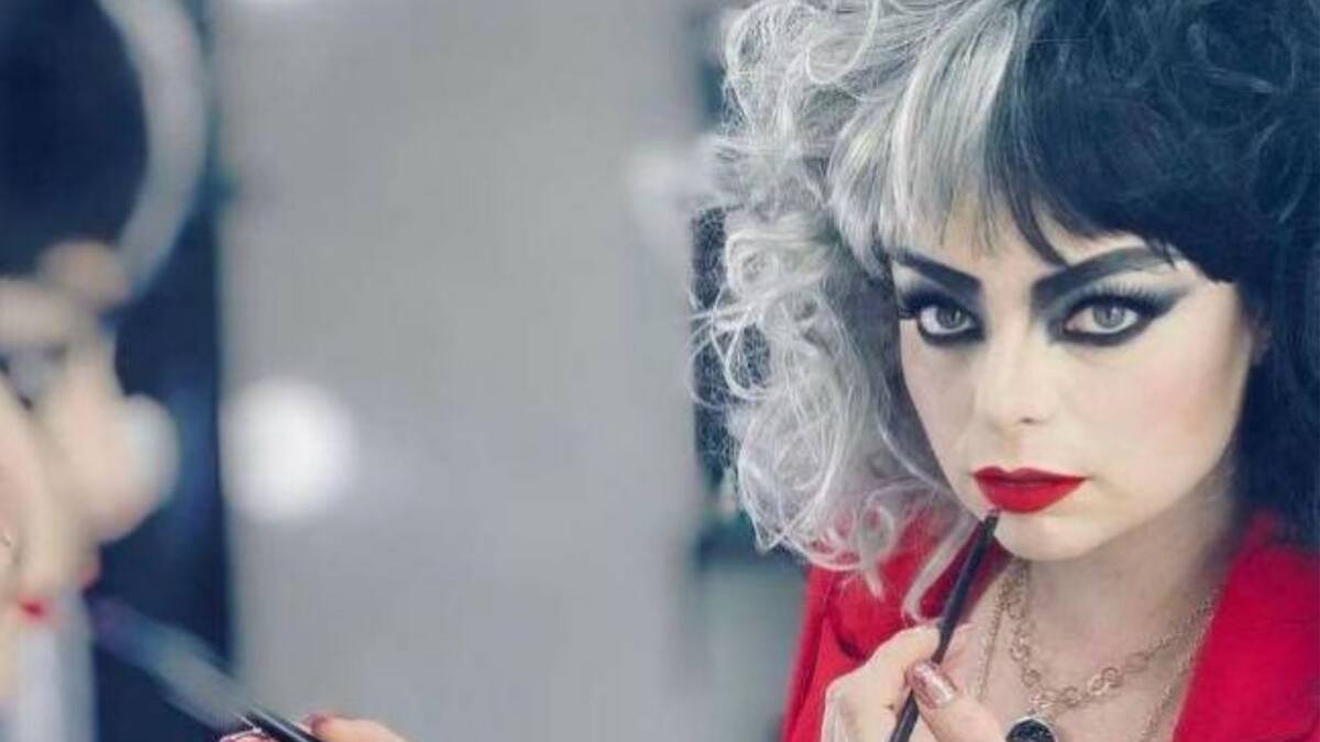 Violeta Isfel se disfraza de "Cruella" en Tik Tok y la llaman la Emma Stone mexicana