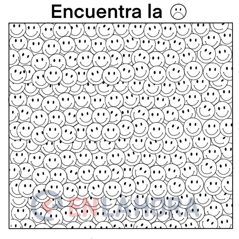 Tienes 8 segundos para encontrar el emoji diferente en la imagen