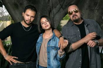 Ángelita y Leonardo Aguilar disfrutaron del concierto de La Banda MS en Houston