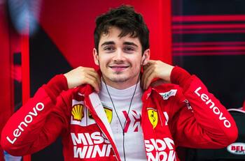La reacción de Charles Leclerc tras conseguir victoria en Gran Premio de Australia
