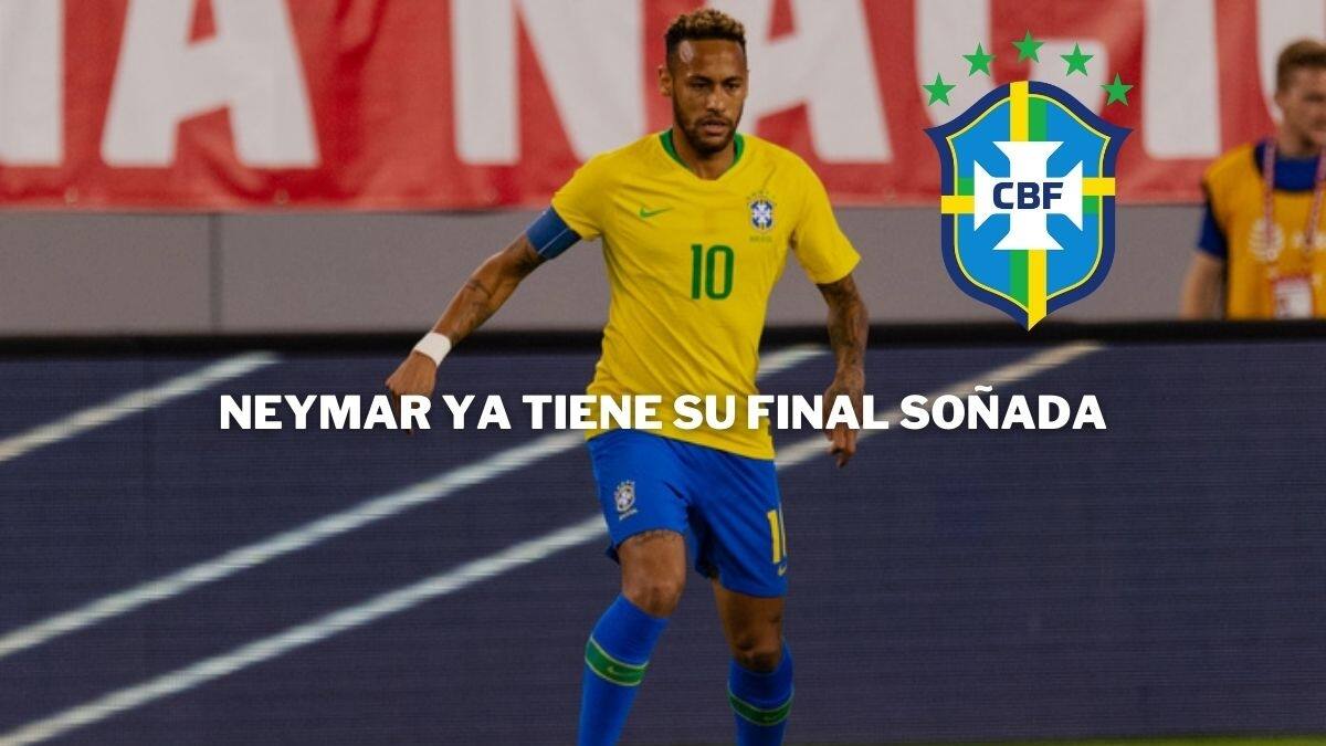 Neymar quiere a Argentina en la final y que Brasil quede campeón
