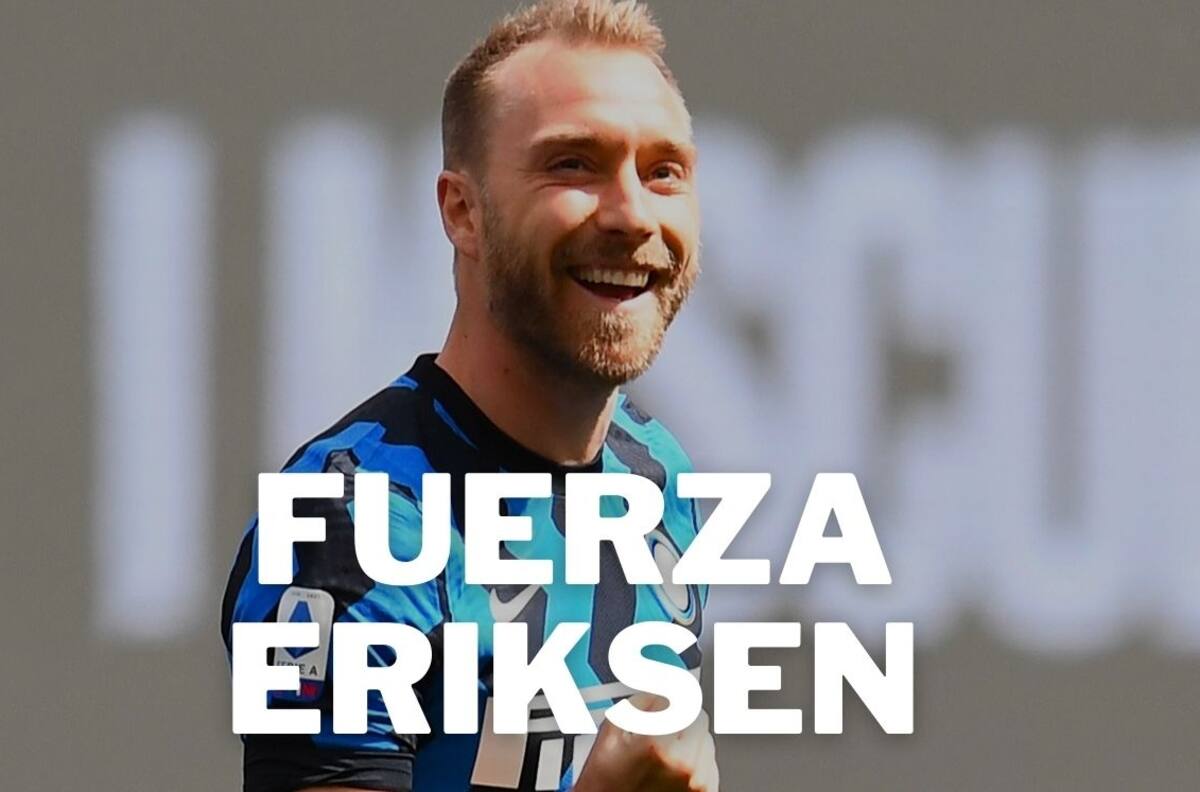 Mensajes de apoyo a Eriksen tras regresar a casa