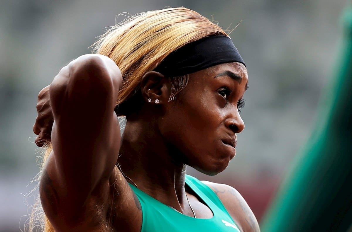 Elaine Thompson-Herah de Jamaica rompió récord olímpico en 100 metros planos femenil