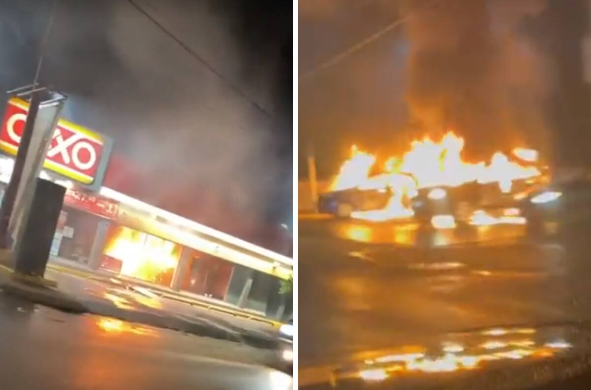 VIDEO | Así se vivió la noche de terror por los narcobloqueos en Guanajuato