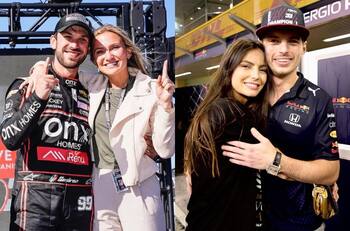 Conoce a las parejas de Max Verstappen y Daniel Suárez, hijas de Nelson Piquet