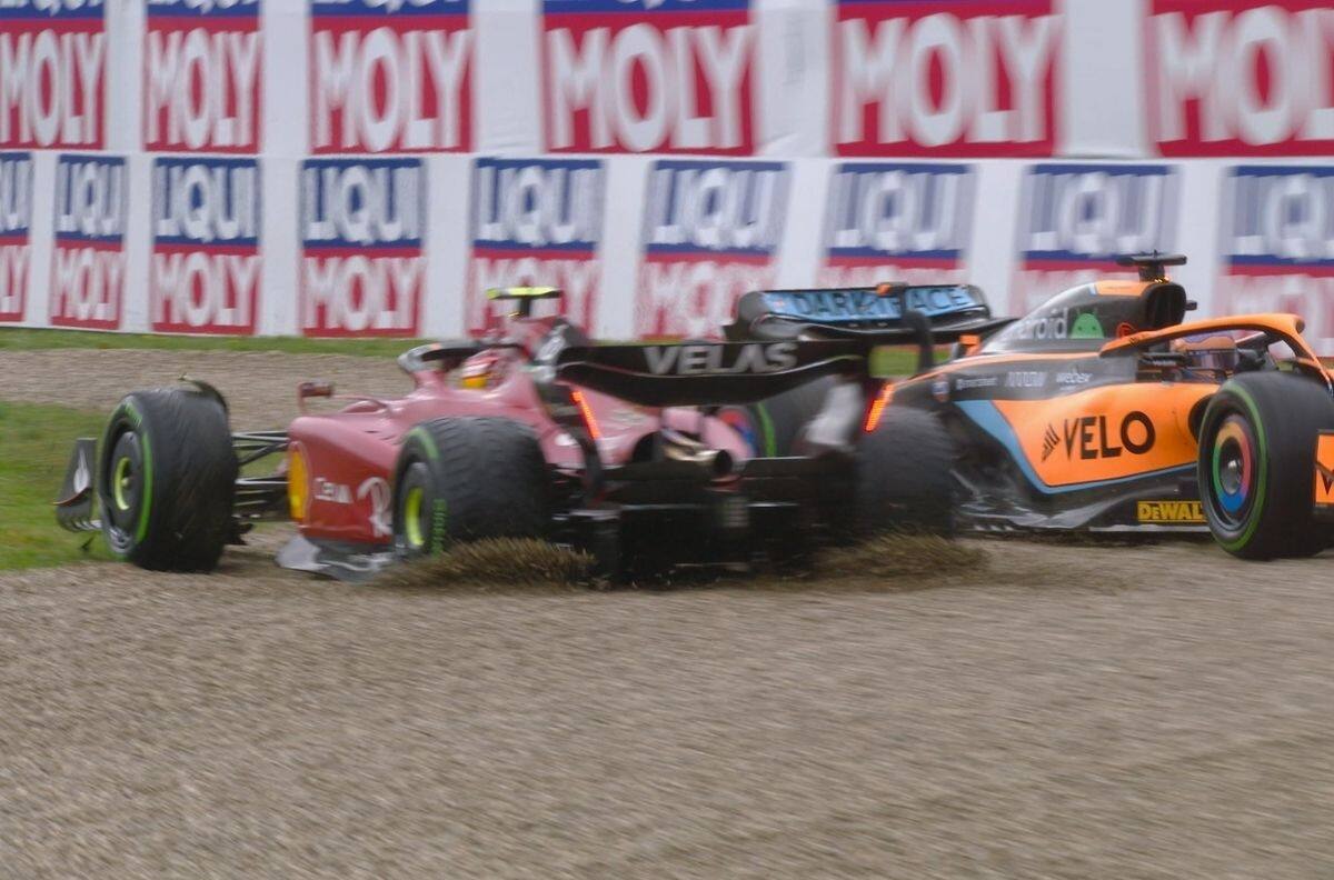 VIDEO | La pista mojada del GP de Emilia-Romagna fue una pesadilla para los españoles