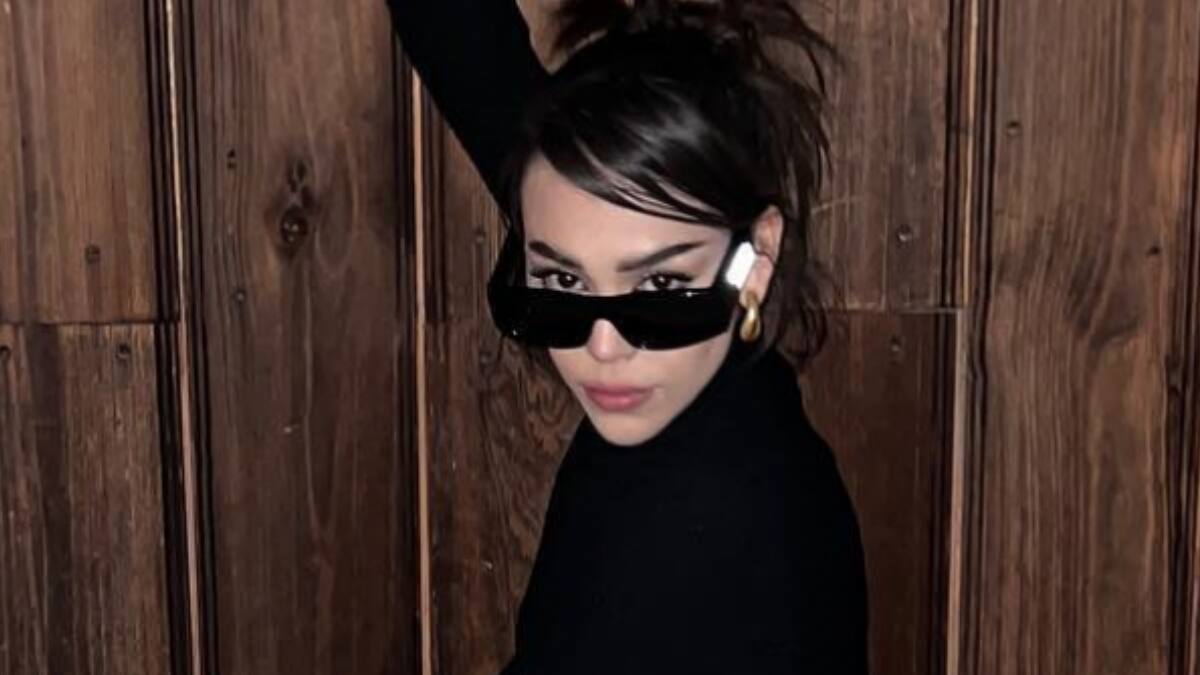 Danna Paola muy enamorada en la boda de la hermana de JuanPa Zurita