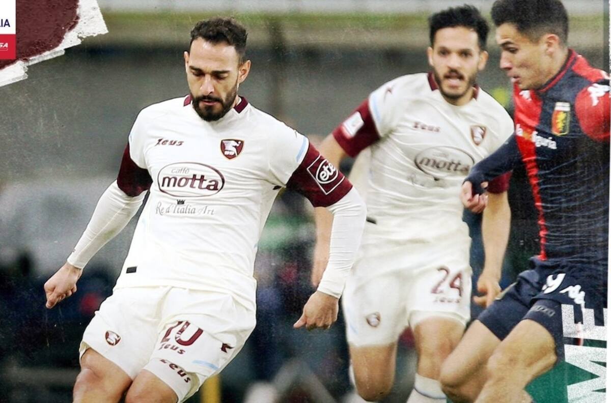 Genoa vence 1-0 al Salernitana en la Copa de Italia