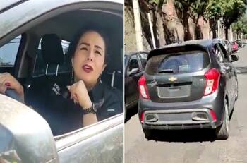 Lady FGR: “Con una llamada y va a venir toda mi gente”, mujer amenaza a repartidor y huye