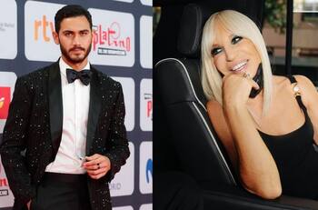 Donatella Versace encantada con Alejandro Speitzer, ¿ya olvidó a Maluma?