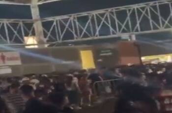 VIDEO: Concierto de vallenato termina en estampida en Guadalupe, Nuevo León