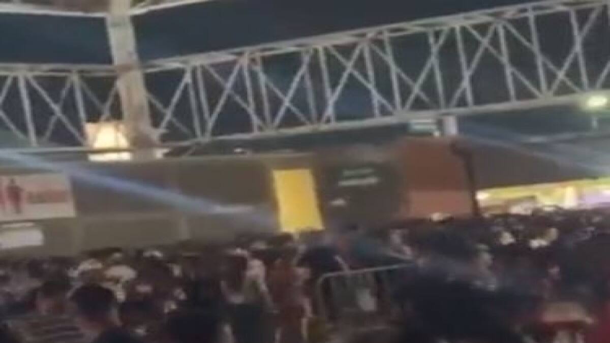 VIDEO: Concierto de vallenato termina en estampida en Guadalupe, Nuevo León