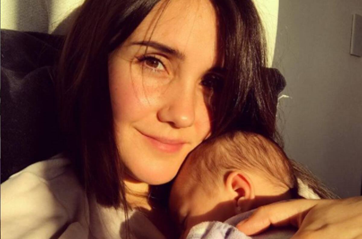Dulce María enseña por primera vez el rostro de su hija María Paula