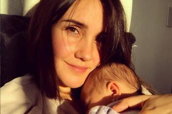 Dulce María enseña por primera vez el rostro de su hija María Paula