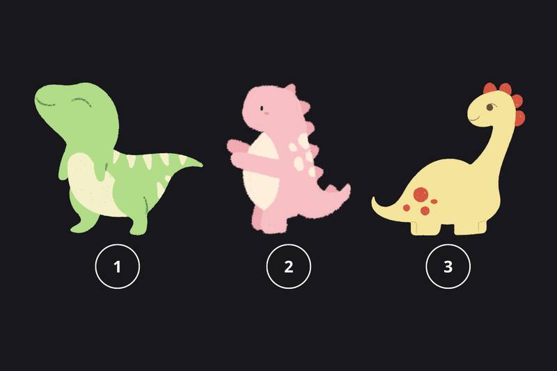 ¿Cuál de los dinosaurios eliges?
