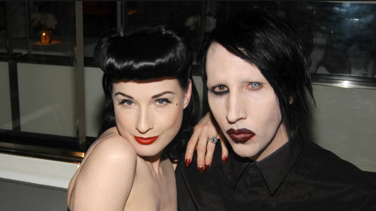 Dita Von Teese abordó las acusaciones de abuso contra su exmarido Marilyn Manson