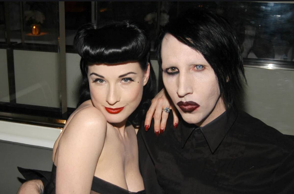 Dita Von Teese abordó las acusaciones de abuso contra su exmarido Marilyn Manson