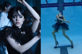 Kristina Makushenko se viraliza por hacer el baile de Merlina Addams bajo el agua | VIDEO