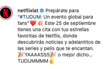 ¿"Tudum"? Netflix explica qué significa su sonido característico