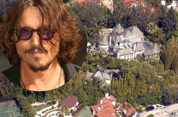 La mansión de Johnny Deep fue allanada por un intruso que tomó un baño y una copa de vino