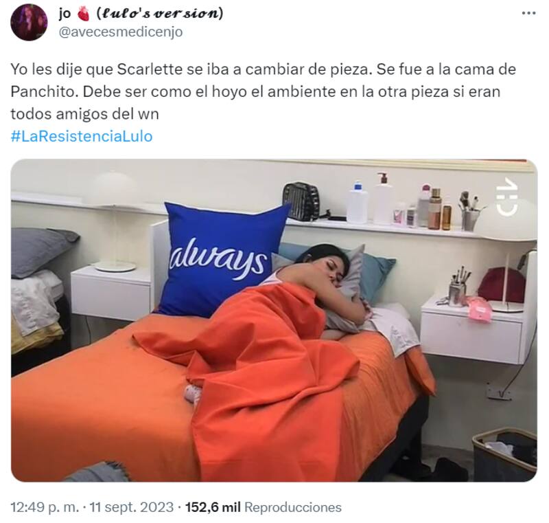 Scarlette Gález y su nueva pieza.