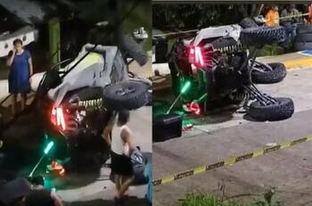 VIDEO | Joven recibe de regalo de cumpleaños un vehículo todo terreno, muere al estrenarlo