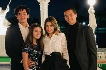 Así de grandes y guapos están los gemelos de Itatí Cantoral y Eduardo Santamarina a los 20 años